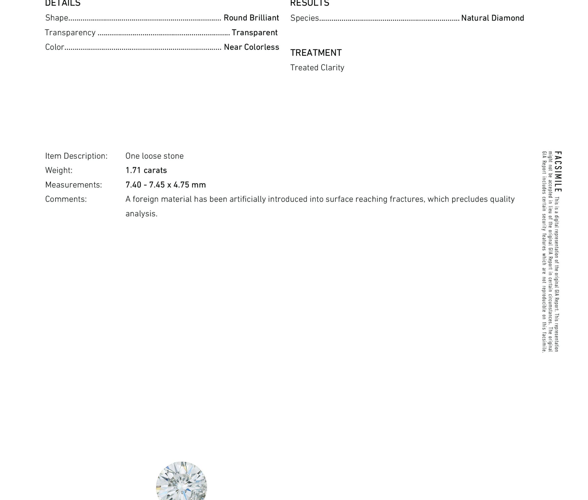 Round Brilliant  CTW Other 0 I I2 GIA Diamond Studs 14K White Gold