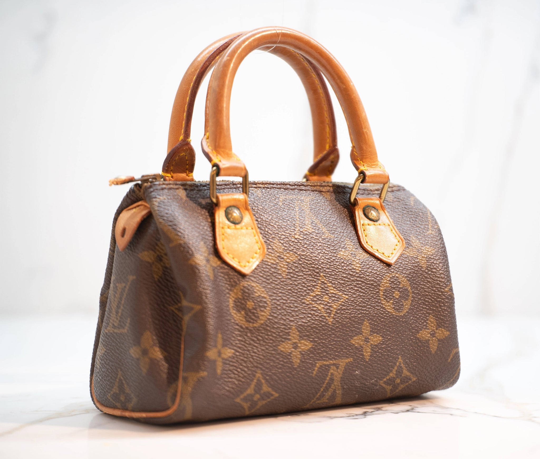 Louis Vuitton Monogram Speedy HL Vintage French Luggage Company