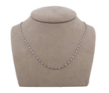 Platinum 3.23cttw. Round Brilliant Diamonds By The Yard Necklace