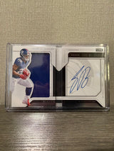 2018 Panini Playbook Saquon Barkley Rookie Jumbo Patch Booklet RPA /99