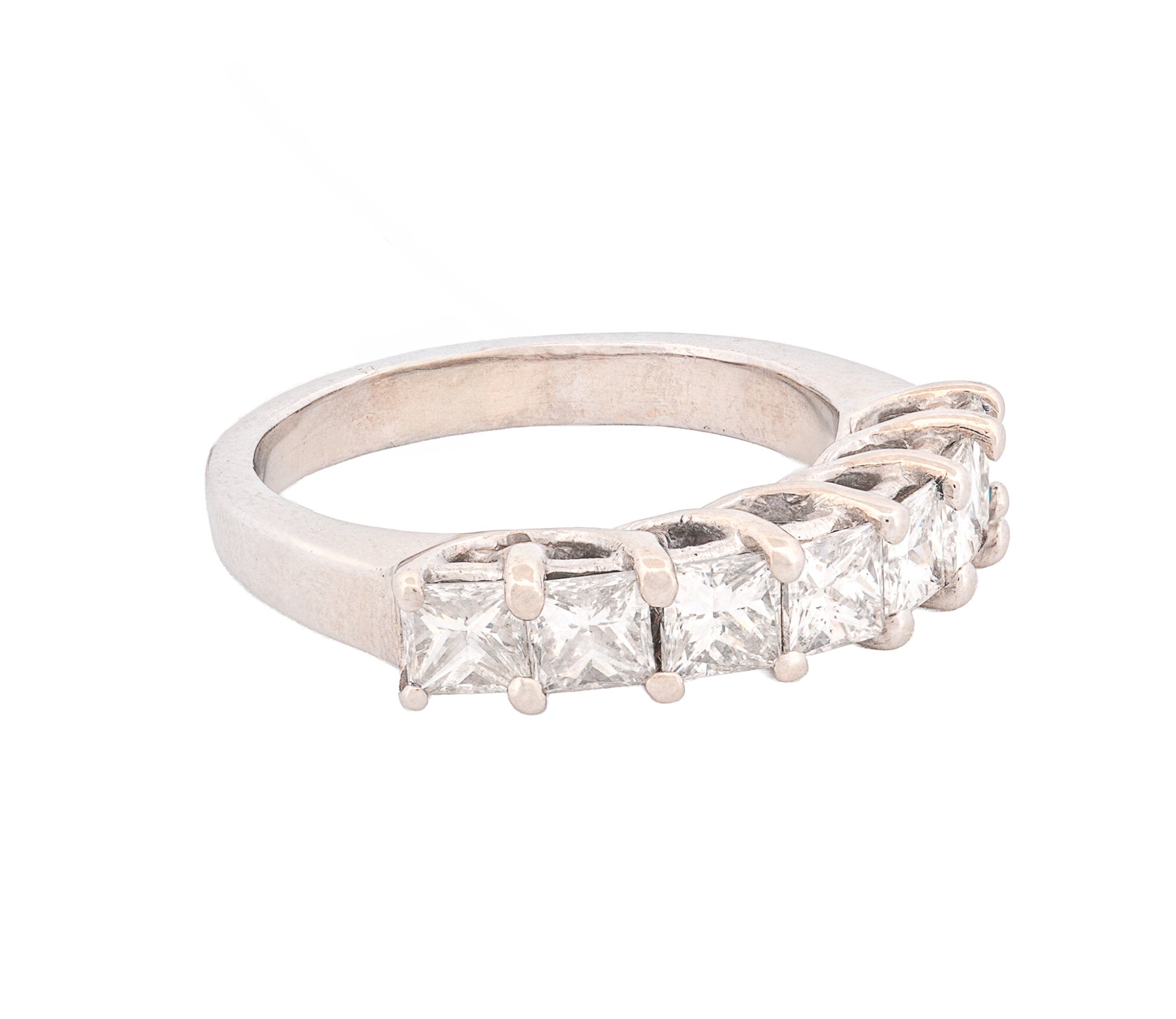 Bands 14K 1.23 CTW Princess Natural Diamonds