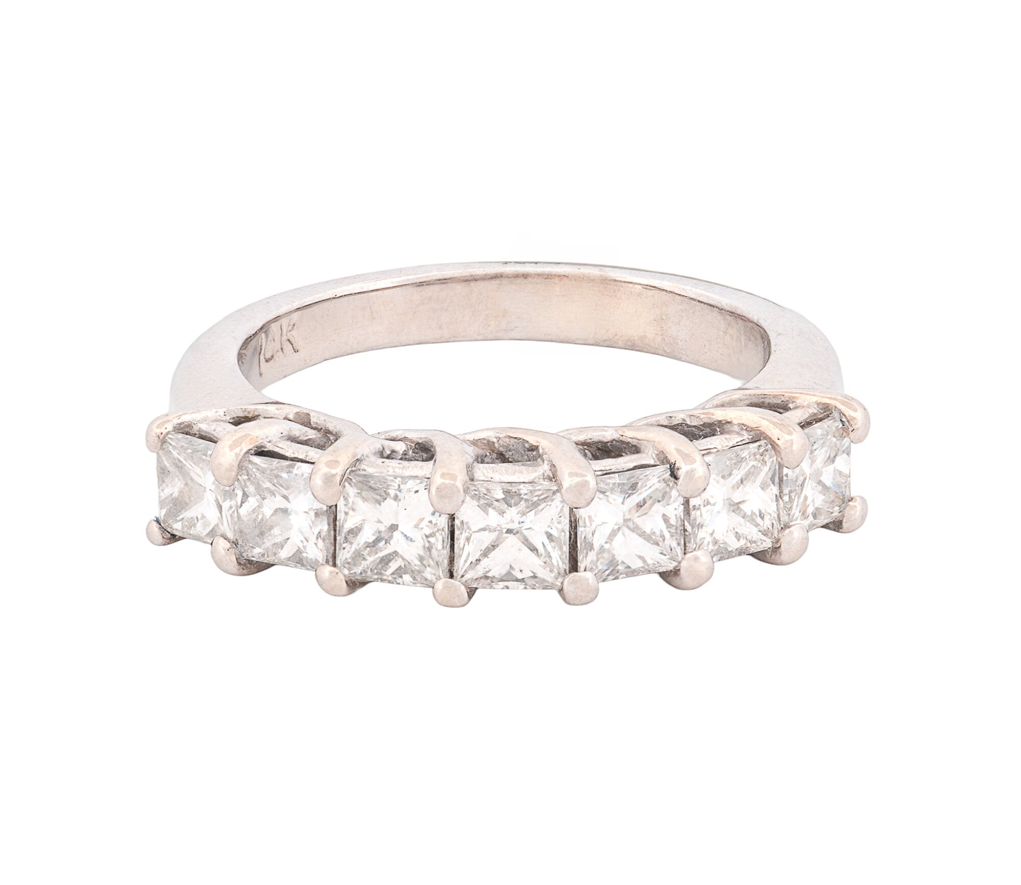 Bands 14K 1.23 CTW Princess Natural Diamonds