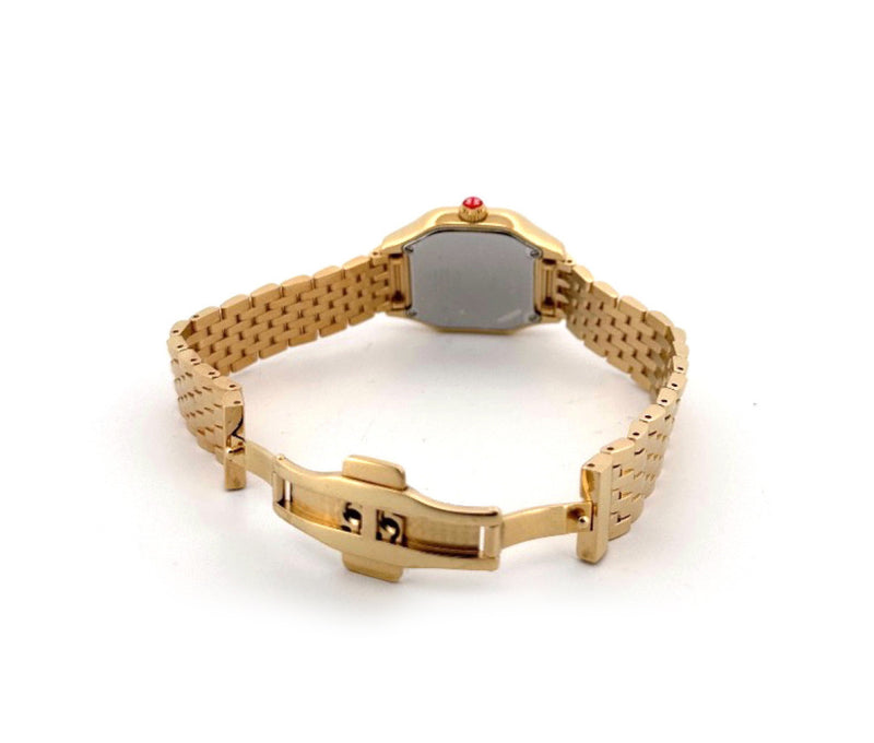 Michele Meggie Gold Diamond Watch 30 mm