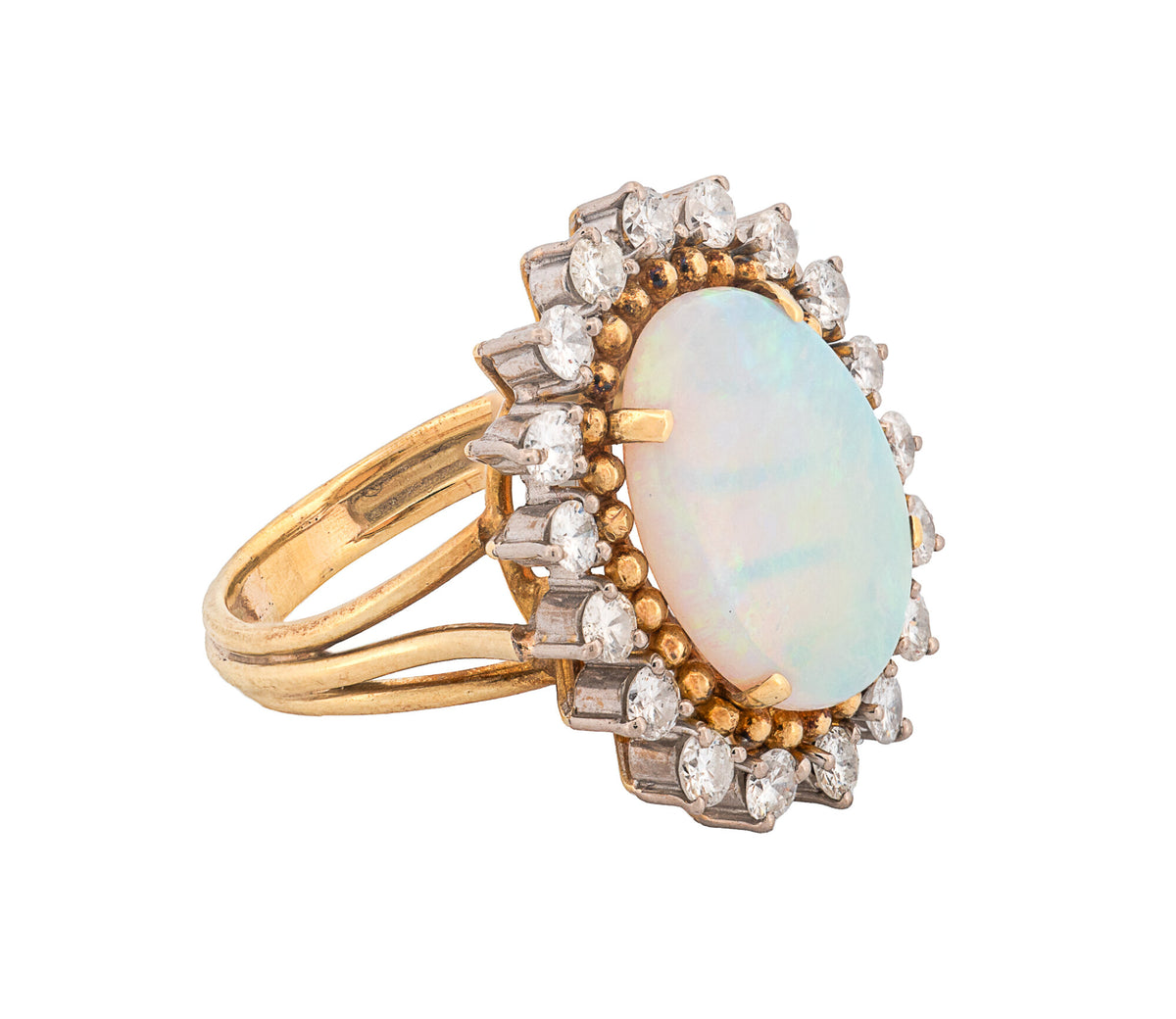 Gemstone 14K  CTW Oval Opals