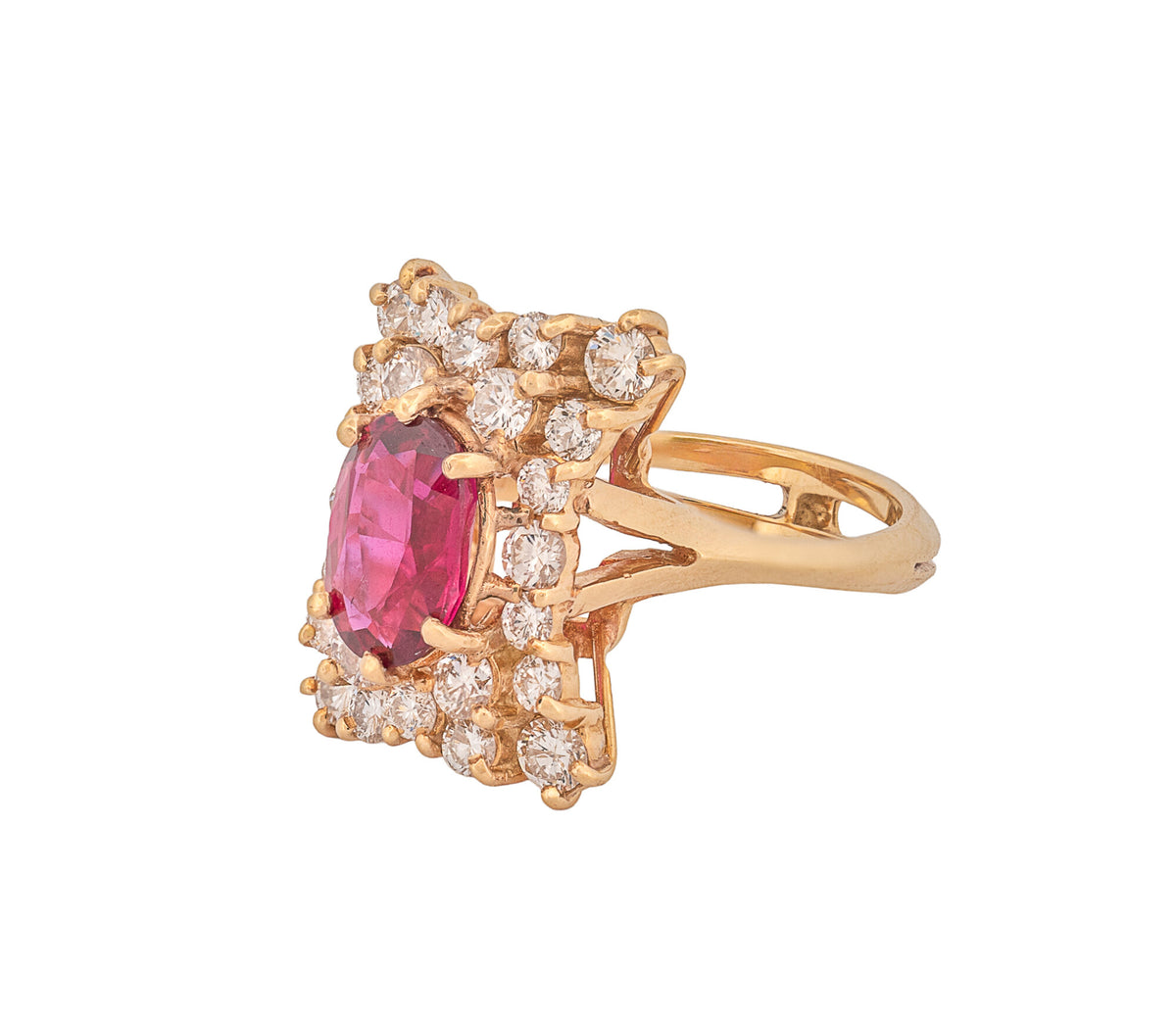 Gemstone 18K 2.43ct CTW Oval Rubys