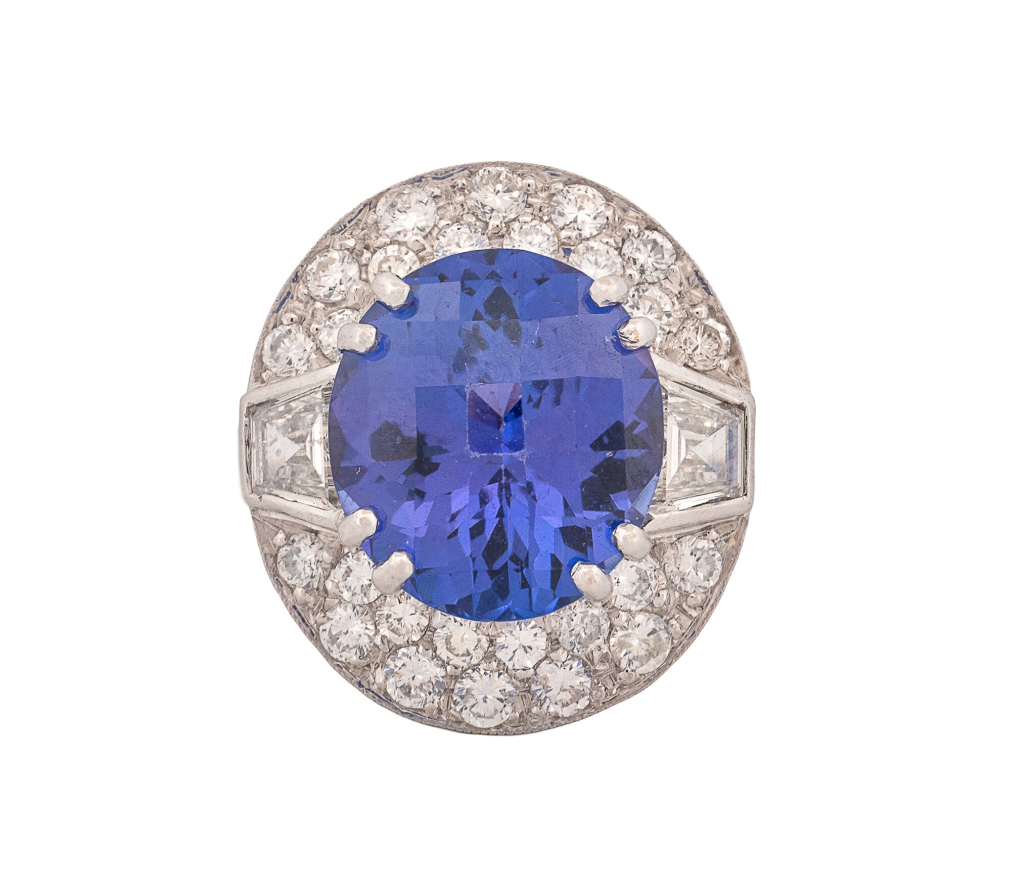 Women's 18K Tanzanite & 1.25ct Diamond Ring