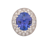 Women's 18K Tanzanite & 1.25ct Diamond Ring