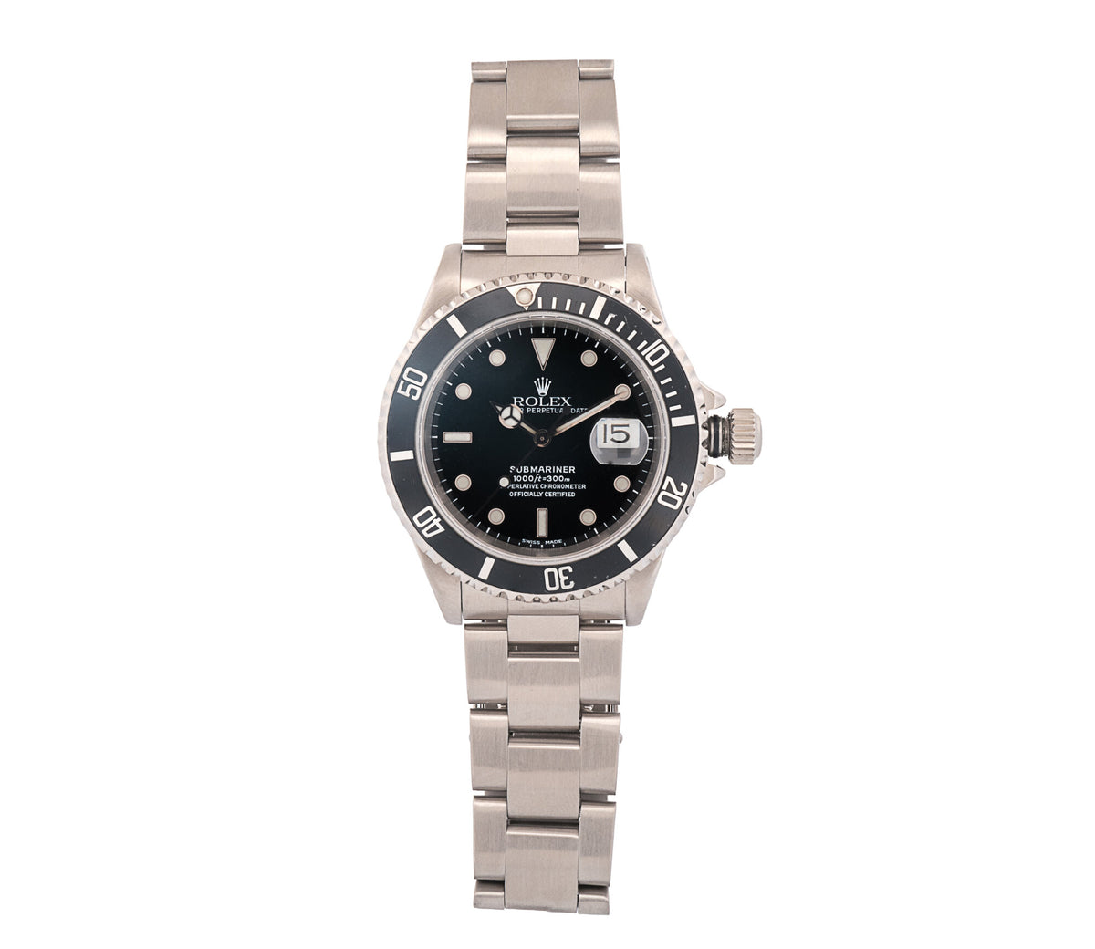 Rolex Submariner Date 16610 40mm Black Dial Stainless Steel Automatic Mens Watch