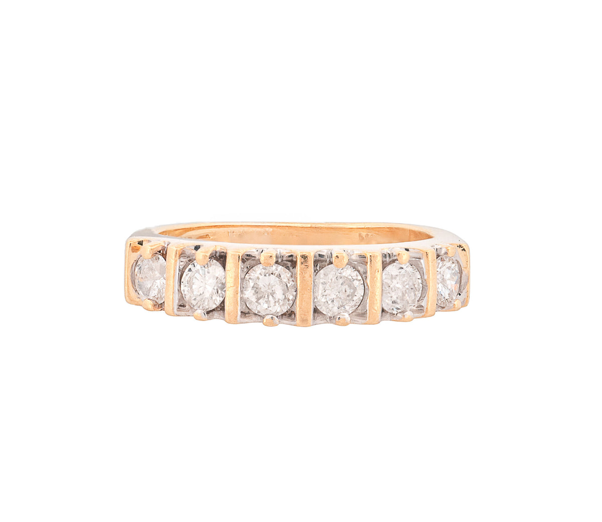 14kt Yellow Gold .43ct Diamond Band
