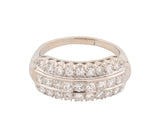 Antique 14K White Gold Diamond Band