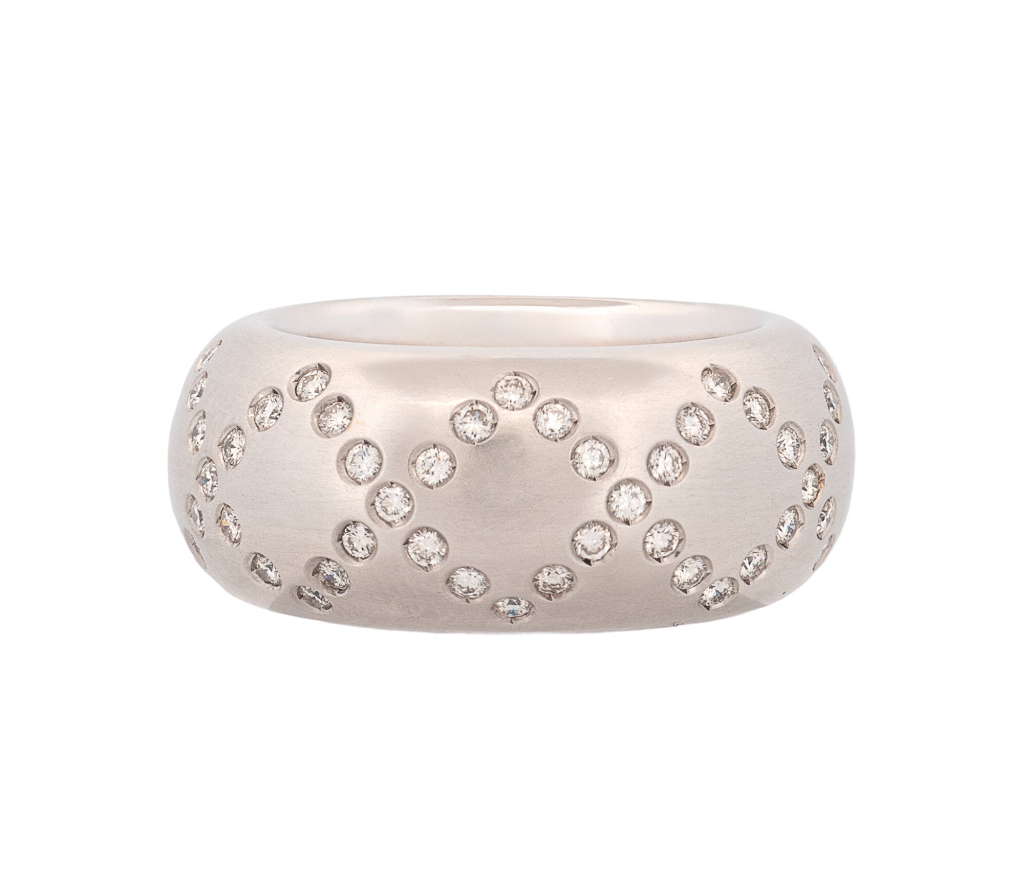 Luca Carati 18K White Gold 0.45 cttw. Diamond Ring