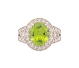 Gemstone 14K 6.12 CTW Oval Peridots