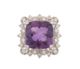 Gemstone 14K 5.89 CTW Cushion Amethysts