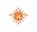 Gemstone 18K 2.67 CTW Cushion Citrines