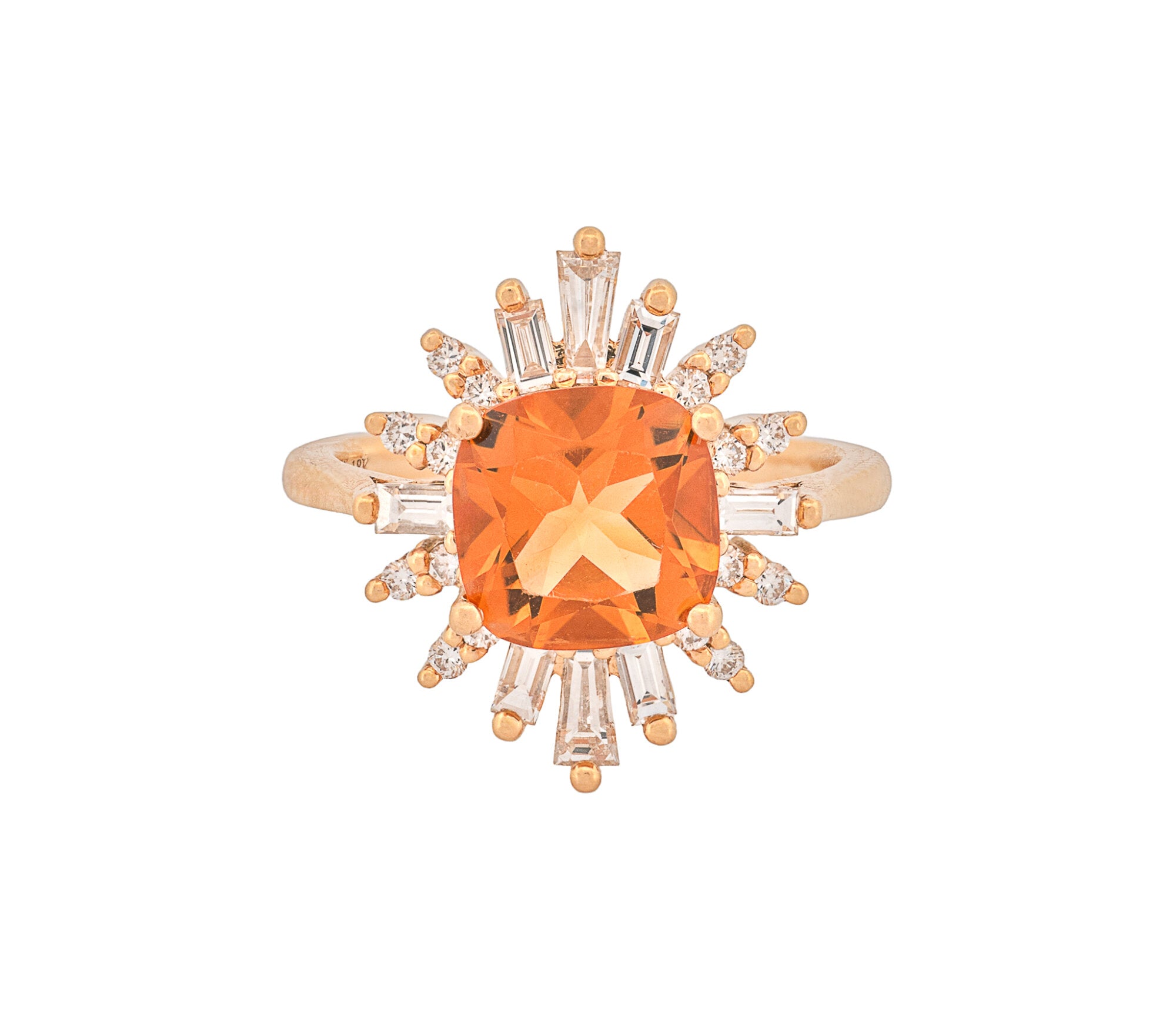 Gemstone 18K 2.67 CTW Cushion Citrines