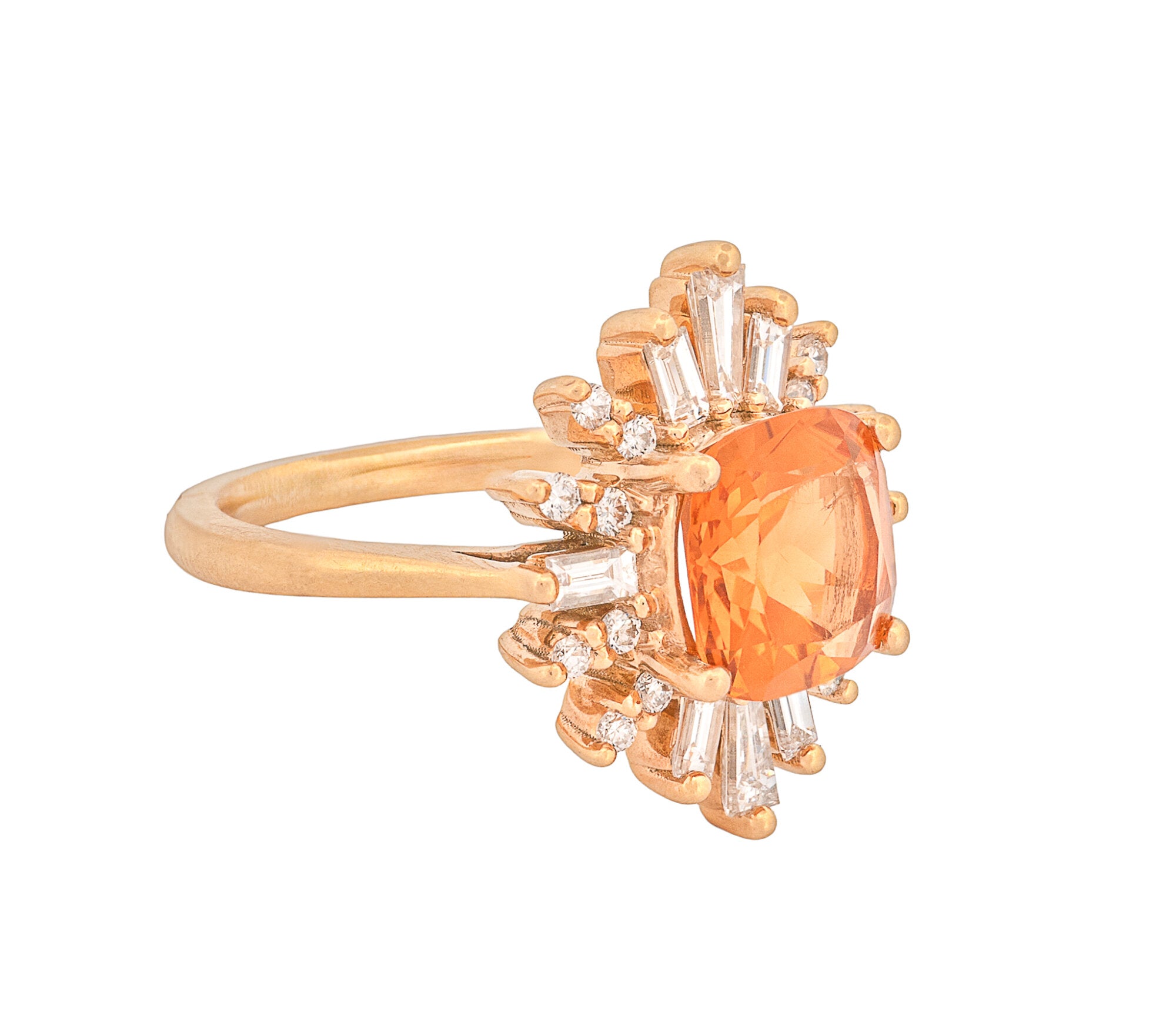 Gemstone 18K 2.67 CTW Cushion Citrines