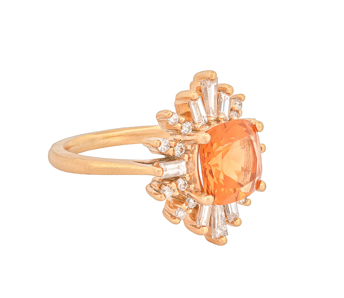 Gemstone 18K 2.67 CTW Cushion Citrines