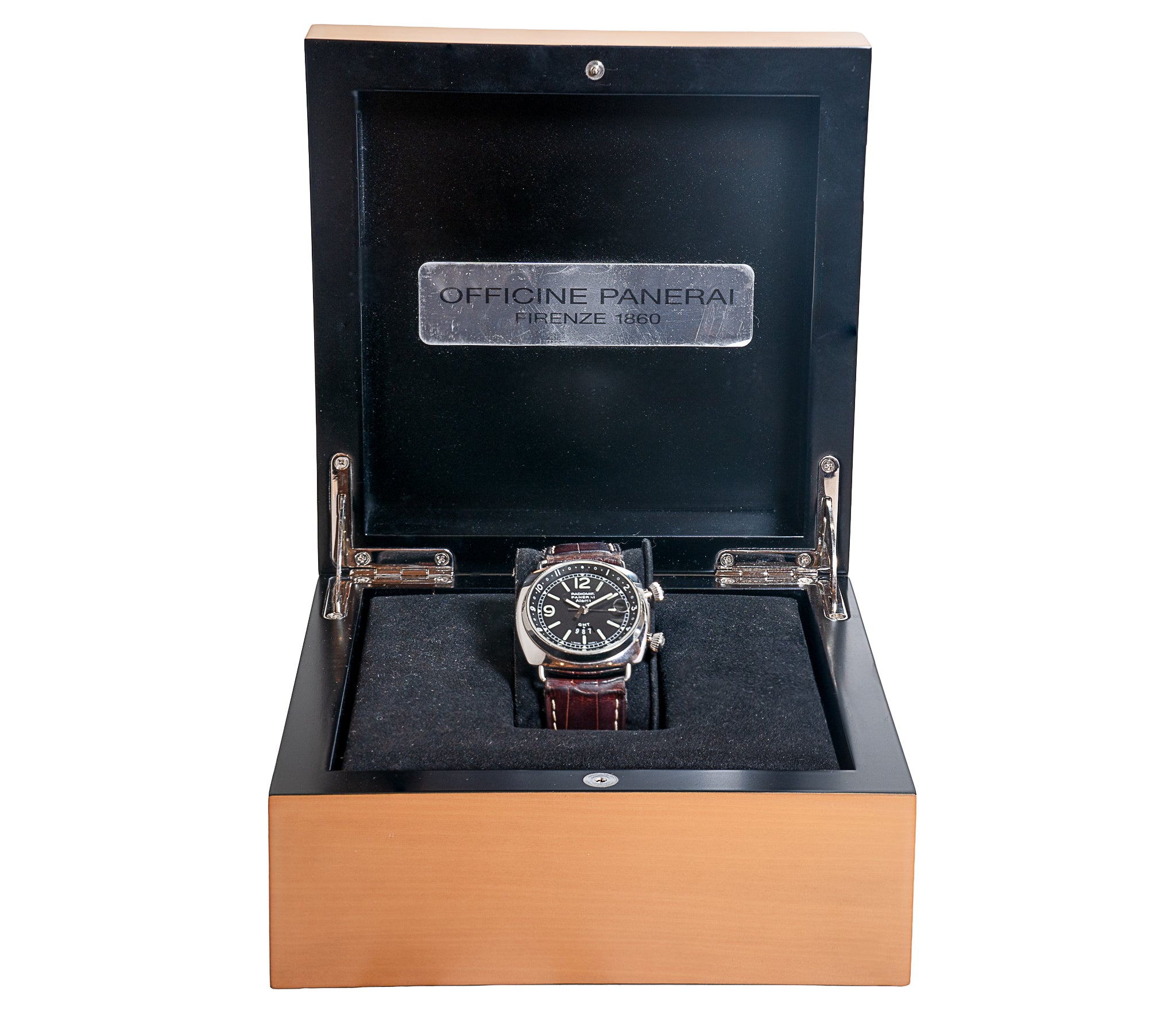 SS Panerai Radiomir Alarm GMT
