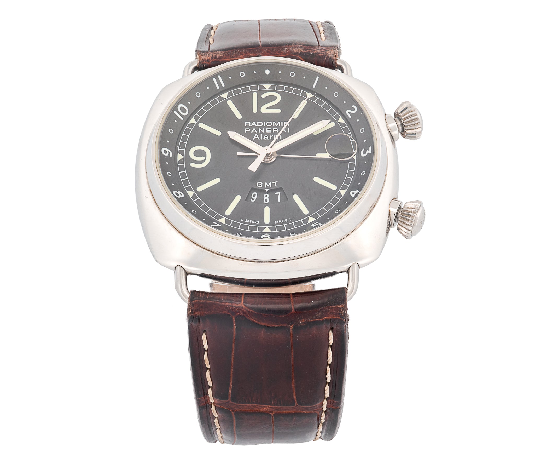 SS Panerai Radiomir Alarm GMT