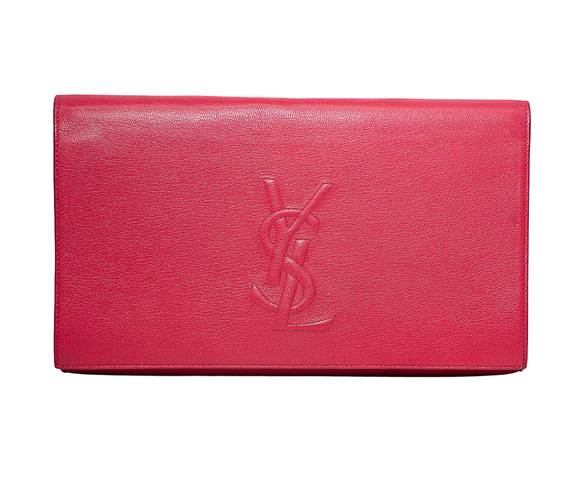 Yves Saint Laurent  Signature Clutch Pink