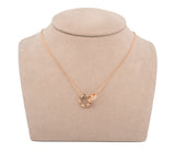 Cartier Love Pendant Paved Necklace 18K Yellow Gold