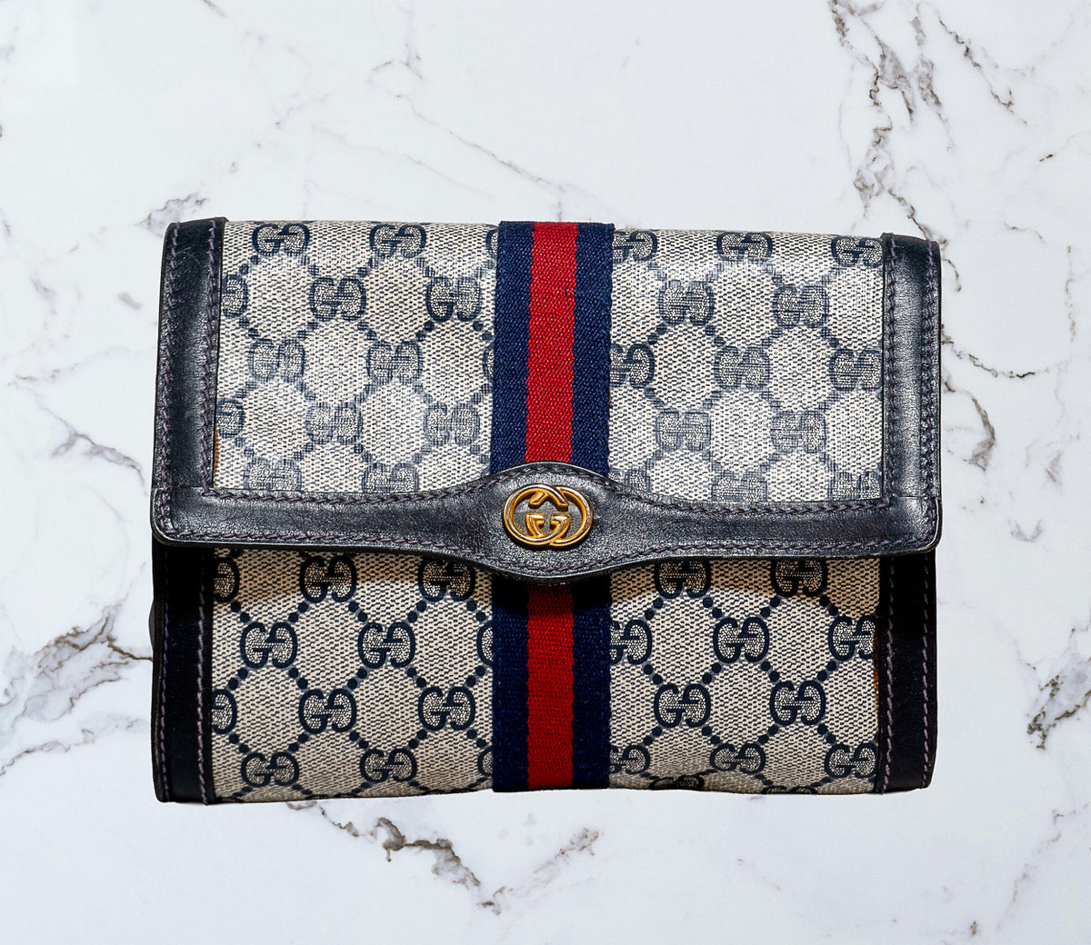 Gucci Vintage Cloth Clutch Bag