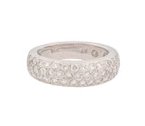 14K White Gold .43ct Diamond Band