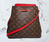 Louis Vuitton NeoNoe MM Monogram Canvas Coquelicot (Red)