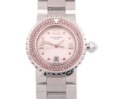 Chaumet Class One Stainless Steel Diamond Bezel 31mm Pink Dial Quartz Watch