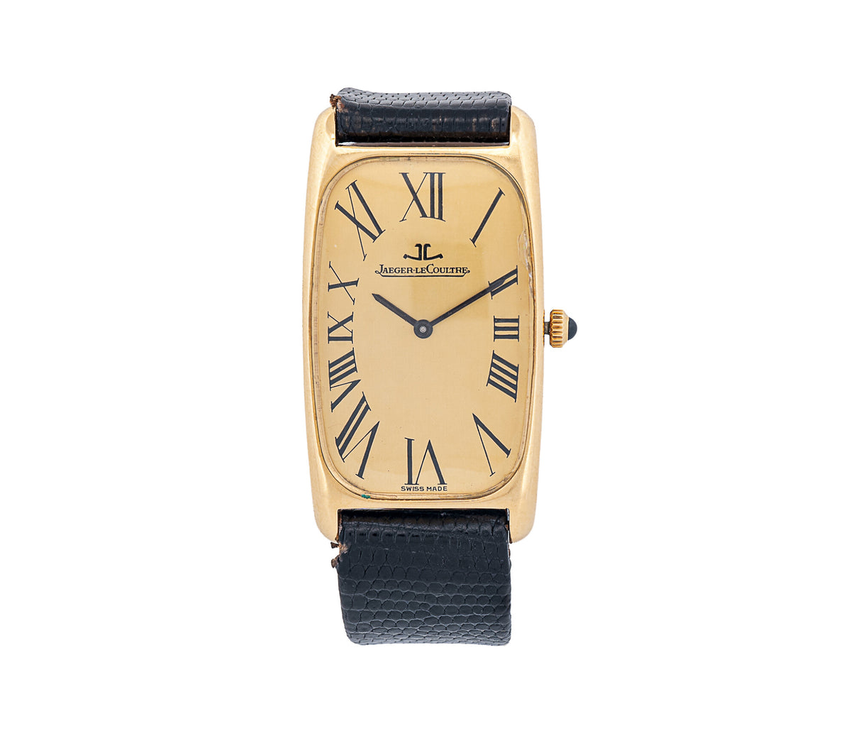 Jaeger-LeCoultre Men's 18k YG Tonneau Watch