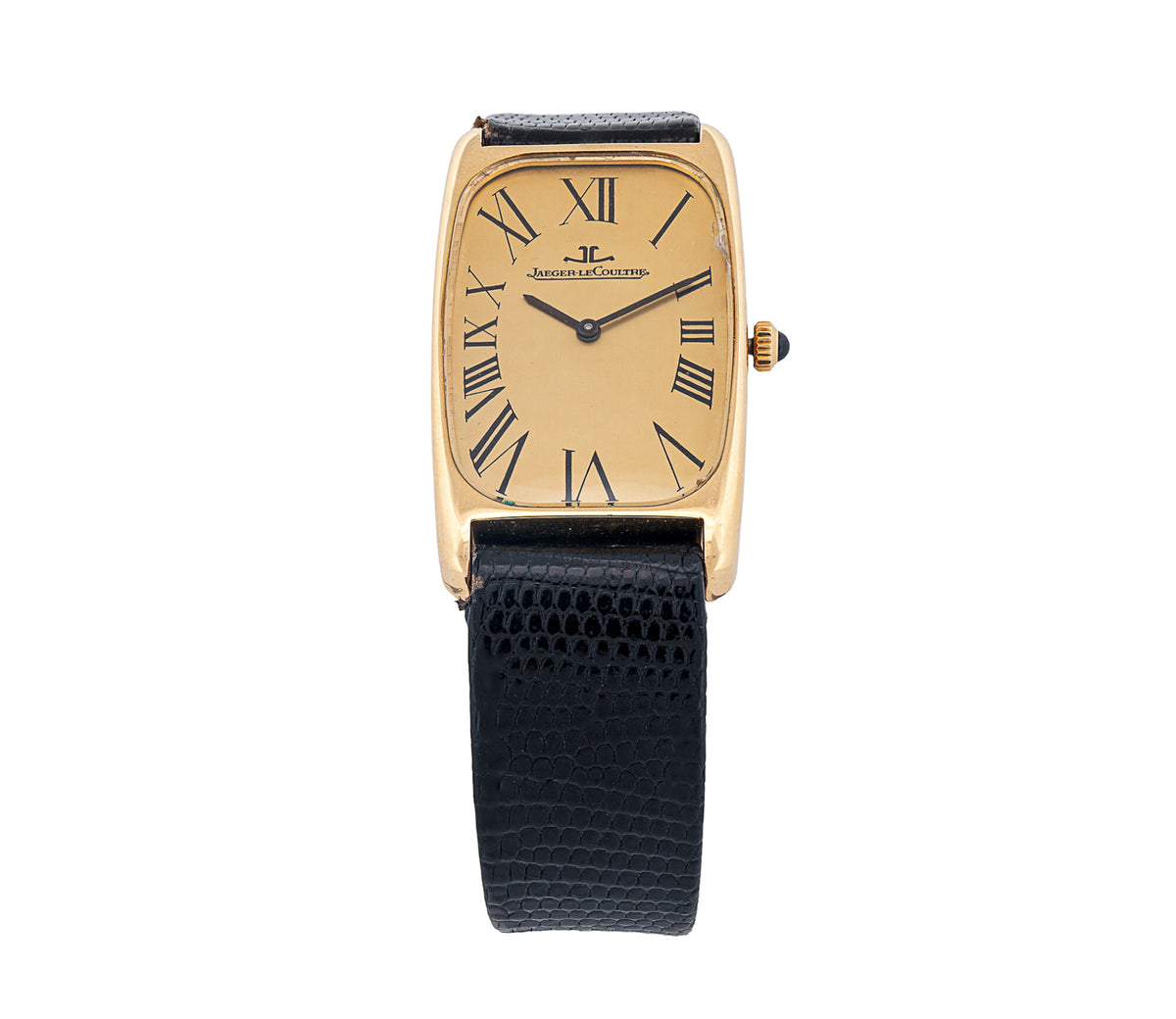 Jaeger-LeCoultre Men's 18k YG Tonneau Watch