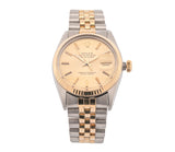 Rolex Datejust 36mm Two-Tone 18k Gold & Stainless Steel Champagne Dial Jubilee Bracelet Mens Watch 16013