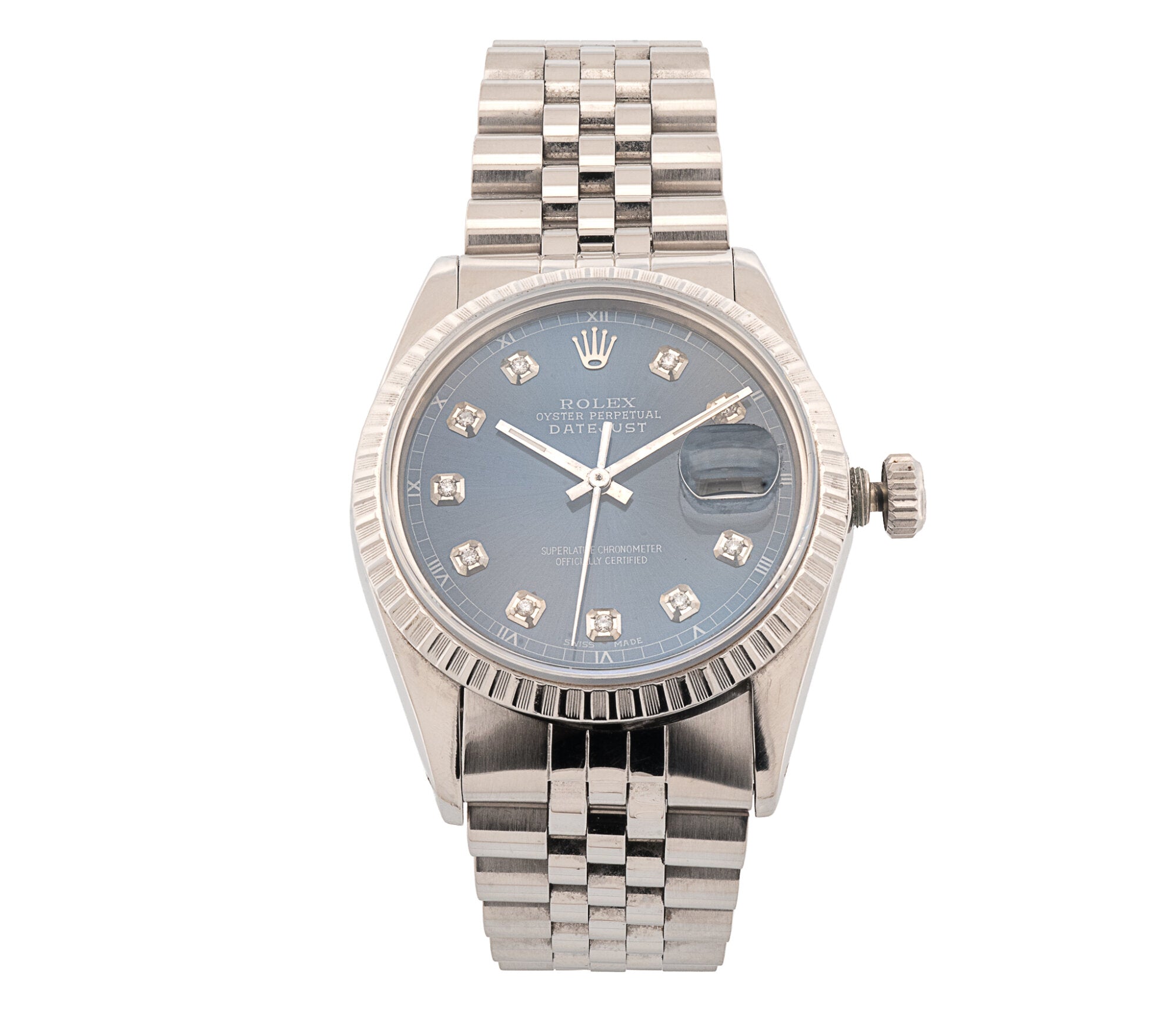 Rolex Datejust 36mm Stainless Steel Men's Watch 16030