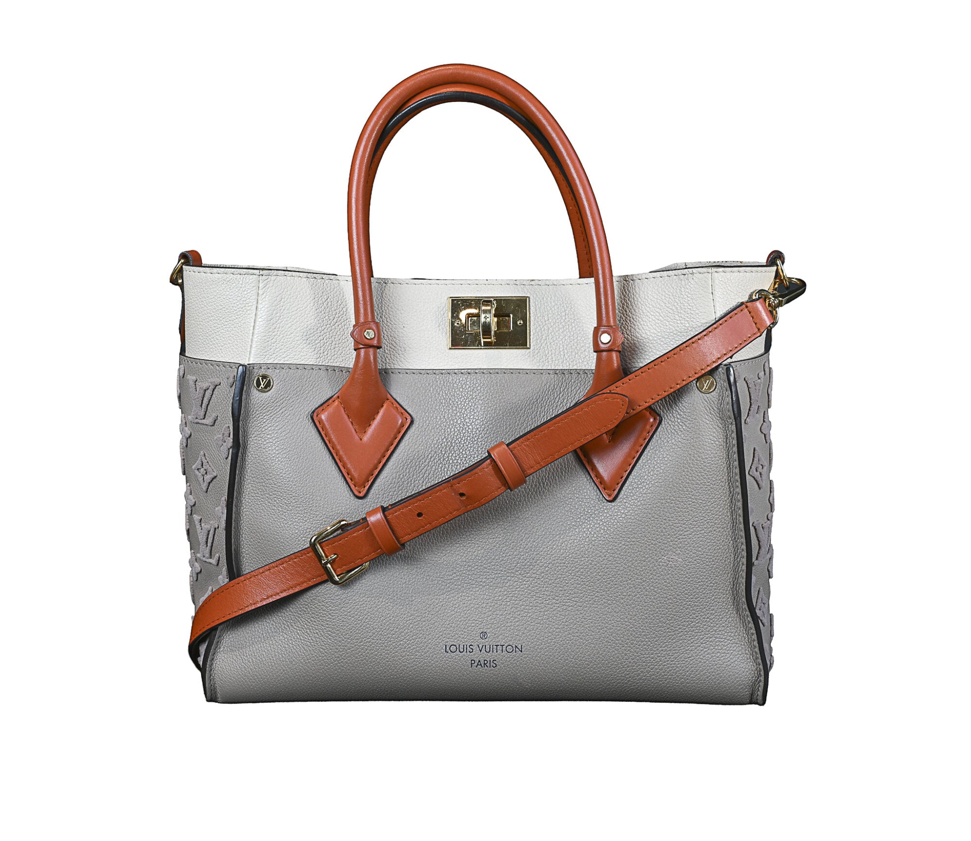 Louis Vuitton On My Side MM Tote Bag in  Nappa Softy Leather