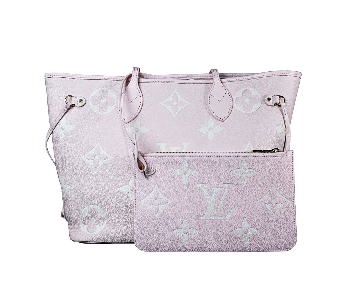 Louis Vuitton Monogram Giant Neverfull w/Pouch MM