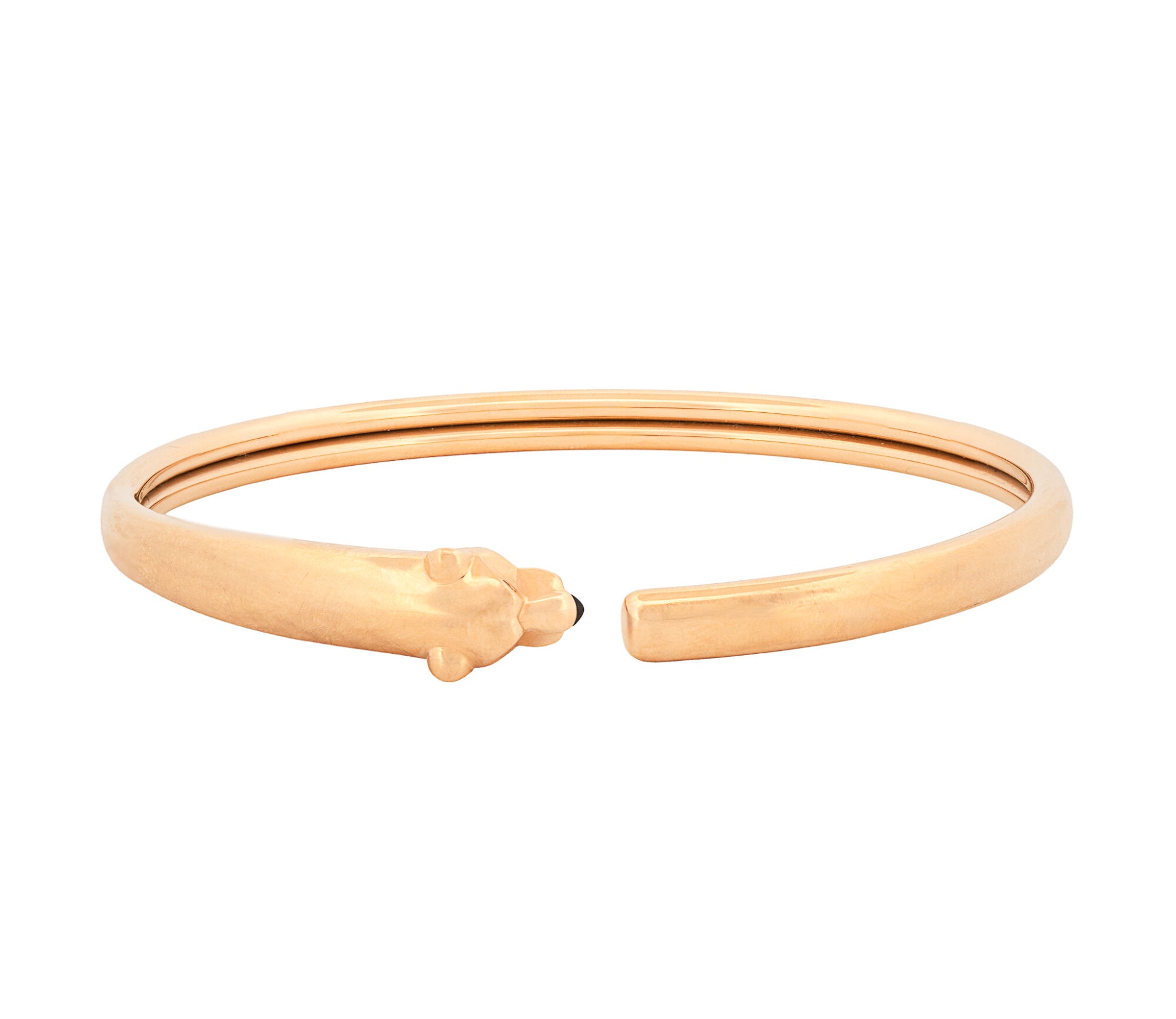 Cartier Panthère de Cartier 18K Yellow Gold Bangle Bracelet Size 18