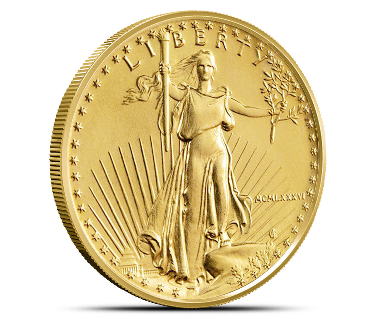1/4 oz American Gold Eagle Coin (Random Year)