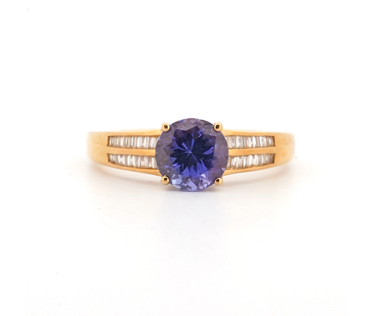 Women's Iliana AAA 18k Tanzanite & Diamond Ring