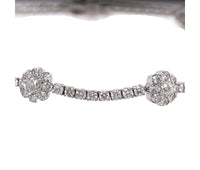 Women's 14k 5.77ct Crown Of Light Cut Diamond Bracelet