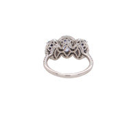 Women's 14k Tanzanite & 0.50ct Diamond Ring 2.4dwt