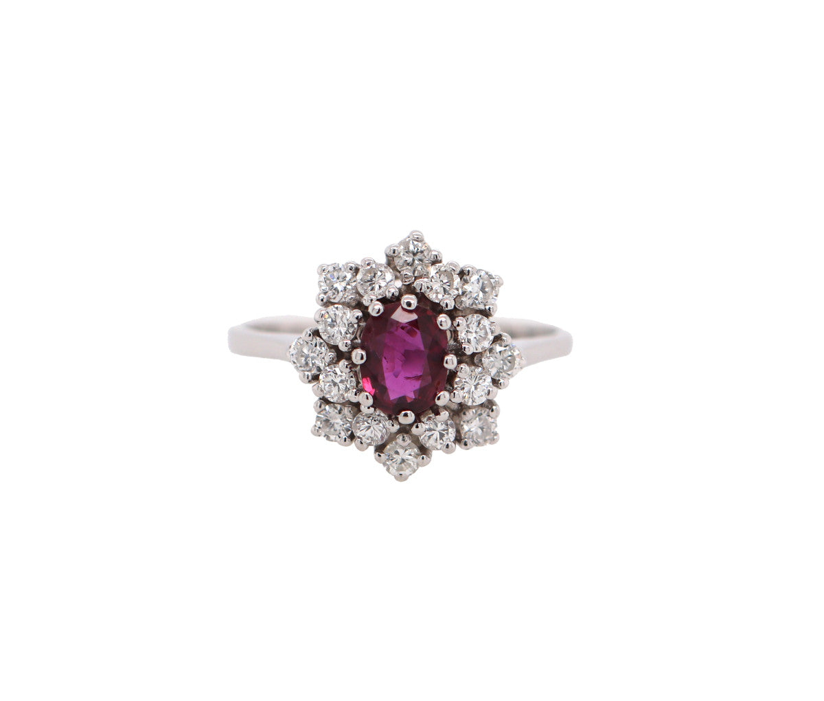 Women's 14k Ruby & .50ct Diamond Ring 2.4dwt