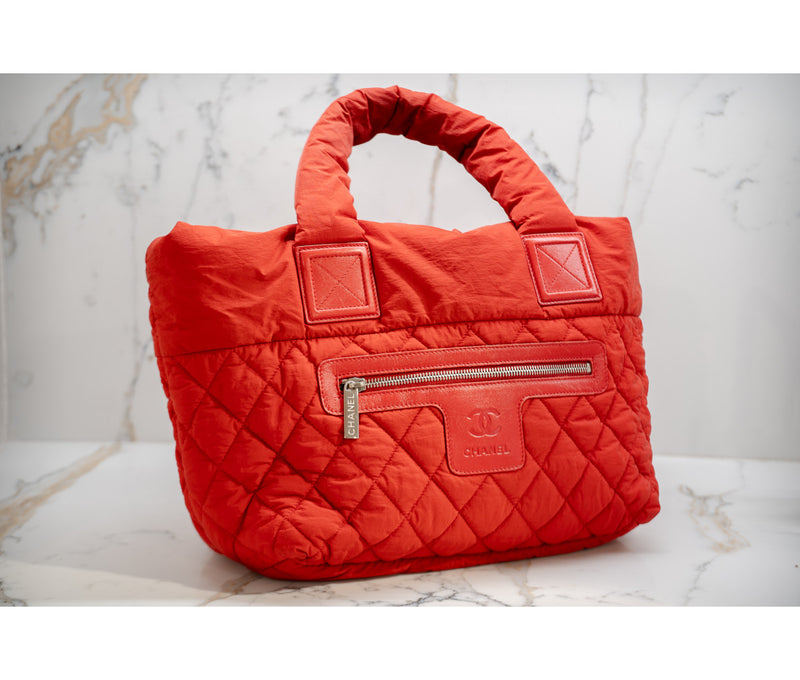 Chanel Red Nylon Large Cocoon Tote