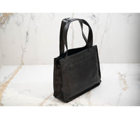 Chanel Vintage Black Quilted Leather Tote