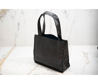 Chanel Vintage Black Quilted Leather Tote