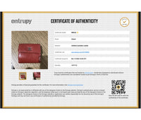 Chanel Red Leather Camellia Wallet