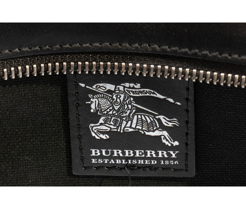 Burberry Beige Nova Check Studded Shoulder Bag