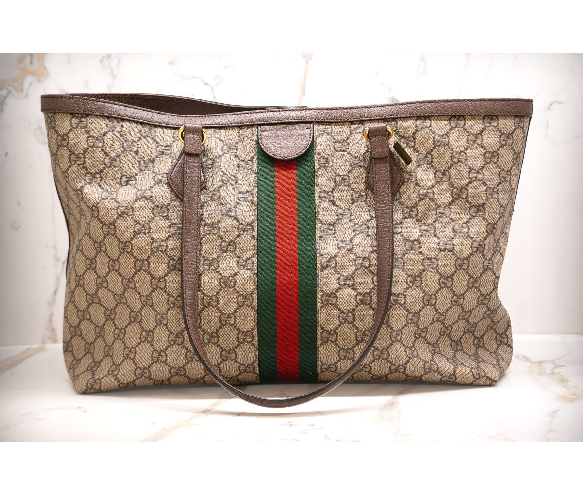 Gucci GG Canvas Medium Ophidia Tote