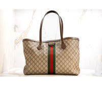 Gucci GG Canvas Medium Ophidia Tote