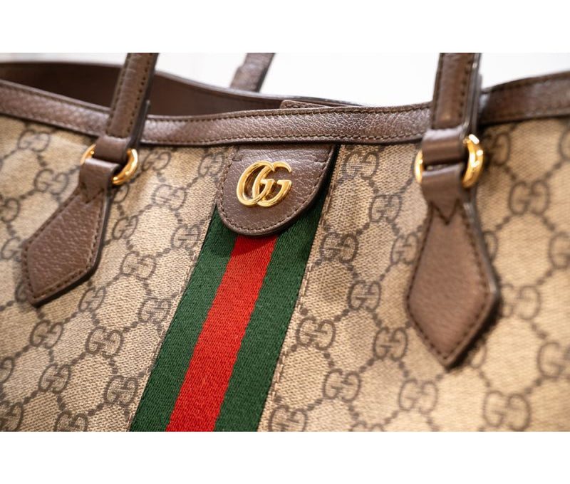 Gucci GG Canvas Medium Ophidia Tote