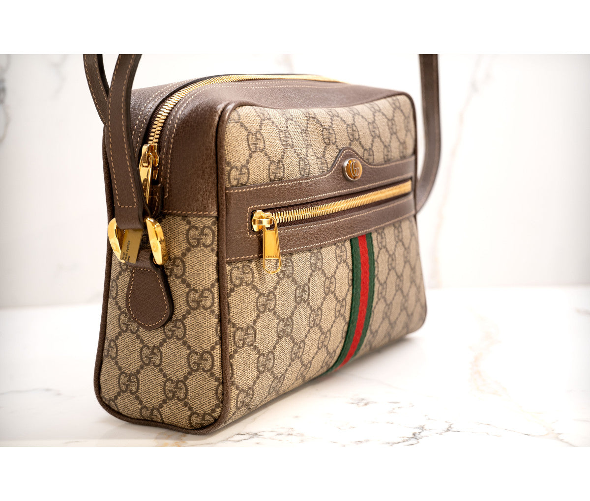 Gucci GG Web Small Ophidia Shoulder Bag